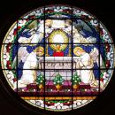 Stained glass in Nysa cathedral