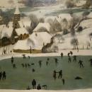 Hunters in the snow, 1565 - detail4