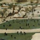 Monthly cycle, scene: The Hunters in the Snow (January) detail  