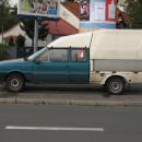 Daewoo-FSO Polonez Truck Plus DC produced between 1997 and 1998 on Monte Cassino street in Kraków (1)